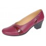 Pantofi dama eleganti piele naturala Mara Bleumarin - Alb P36BLA