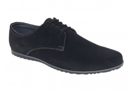 Marimea 40 Pantofi barbati sport casual din piele naturala intoarsa 880NVEL
