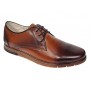 Marimea 40 Pantofi barbati casual din piele naturala Maro Cognac 1010MS