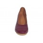 Pantofi dama casual din piele naturala cu platforma de 7 cm MARA GRENA