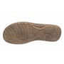Papuci barbatesti bej din piele naturala cu barete si talpa flexibila GKR74BEJ