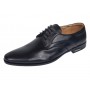 Pantofi barbati eleganti din piele naturala de culoare neagra PNOU371N