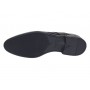 Pantofi barbati eleganti din piele naturala de culoare neagra PNOU371N