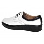 Pantofi barbati casual din piele naturala Kairo Alb Box