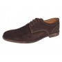 Pantofi barbati casual din piele naturala intoarsa maro PRAMFM