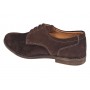 Pantofi barbati casual din piele naturala intoarsa maro PRAMFM