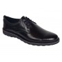 Pantofi barbati sport negri casual din piele naturala CORSANS