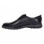 Pantofi barbati sport negri casual din piele naturala CORSANS
