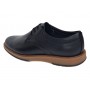 Pantofi barbati casual din piele naturala de culoare Neagra GKR230NS