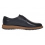 Pantofi barbati casual din piele naturala de culoare Neagra GKR230NS