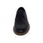Pantofi barbati casual din piele naturala de culoare Neagra GKR230NS