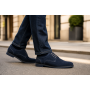Pantofi barbati bleumarin din piele naturala intoarsa GKR103BLVEL