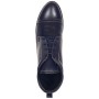 Ghete barbati casual din piele naturala imblanite Bleumarin BOND1BL