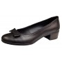 Pantofi dama din piele naturala box cu funda STD21NBOX