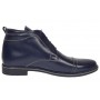 Ghete barbati casual din piele naturala imblanite Bleumarin BOND1BL