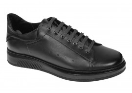 Pantofi barbati Sport Casual din piele naturala, Aldo Negru GKR2X1N