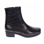 Ghete dama casual imblanite din piele naturala cu fermoar GD6N
