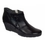 Botine dama din piele naturala cu fermoar culoare neagra Orto MV5NORT