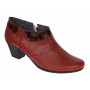 Botine dama din piele naturala cu fermoar culoare neagra Orto MV5NORT