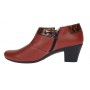 Botine dama din piele naturala cu fermoar culoare neagra Orto MV5NORT