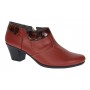 Botine dama din piele naturala cu fermoar culoare neagra Orto MV5NORT