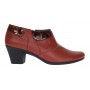 Botine dama din piele naturala cu fermoar culoare neagra Orto MV5NORT