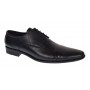 Pantofi barbati eleganti din piele naturala culoare Neagra 111N
