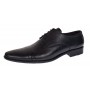 Pantofi barbati eleganti din piele naturala culoare Neagra 111N