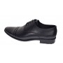 Pantofi barbati eleganti din piele naturala culoare Neagra 111N