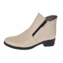 Ghete dama casual din piele naturala Bej Box NA316BB