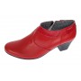 Botine dama din piele naturala cu fermoar culoare neagra Orto MV5NORT