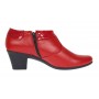 Botine dama din piele naturala cu fermoar culoare neagra Orto MV5NORT