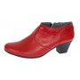 Botine dama din piele naturala cu fermoar culoare neagra Orto MV5NORT