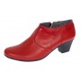 Botine dama din piele naturala cu fermoar culoare neagra Orto MV5NORT