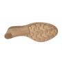 Saboti dama albi din piele naturala, platforme de 7 cm - TEA19ALB