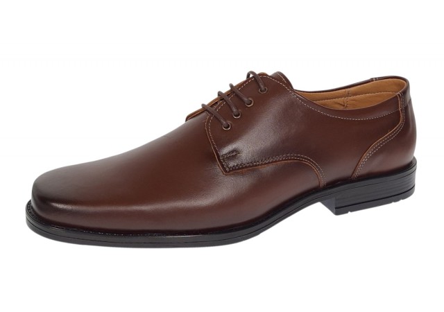 Pantofi barbati eleganti din piele naturala pentru armata pompieri - PB2265M