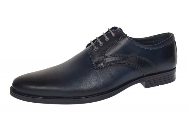 Pantofi barbati, eleganti, piele naturala, Bleumarin, GKR03BL