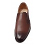 Pantofi barbati eleganti din piele naturala maro fara siret - GKR117ELM