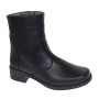 Ghete dama casual imblanite din piele naturala cu fermoar MVS707N