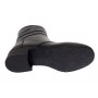 Ghete dama casual imblanite din piele naturala cu fermoar MVS707N