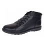 Ghete barbati casual din piele naturala imblanite Negre GS2021N