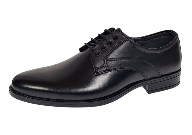 Pantofi barbati eleganti din piele naturala Nikolas Negru GKR235N