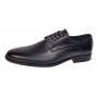 Pantofi barbati eleganti din piele naturala de culoare bleumarin Zidan 819