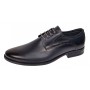 Pantofi barbati eleganti din piele naturala de culoare bleumarin Zidan 819