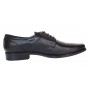 Pantofi barbati eleganti din piele naturala de culoare neagra NIC03NS
