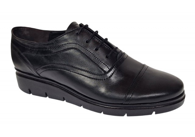 Oferta marimea 36 -  Pantofi dama, din piele naturala, cu platforma - LRUT2N