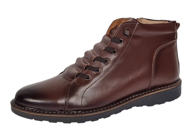 Ghete barbati casual din piele naturala imblanite Maro GS2021M
