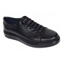 Pantofi barbati casual din piele naturala AK Negru GKR96N