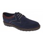 Pantofi barbati sport din piele naturala intoarsa Bleumarin Antilopa GKR130BL