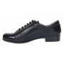 Pantofi dama casual din piele naturala box Negru Lac P53LACN